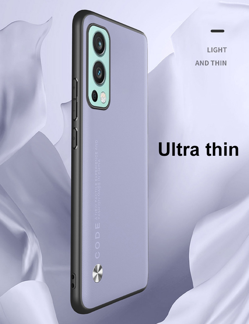 Luxury Leather Phone Case For OnePlus Nord 2 N20 5G Nord2 Cover Matte Silicone Case For One Plus OnePlus Nord N200 N100 _voghion.com