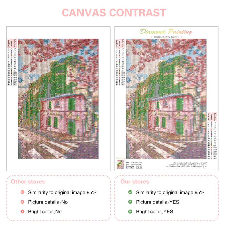 PhotoCustom 5D gyémántfestés DIY teljes négyzet/kerek fúró gyémánt hímzés őszibarackfák a hold alatt gyerekeknek ajándék barátoknak_voghion.com