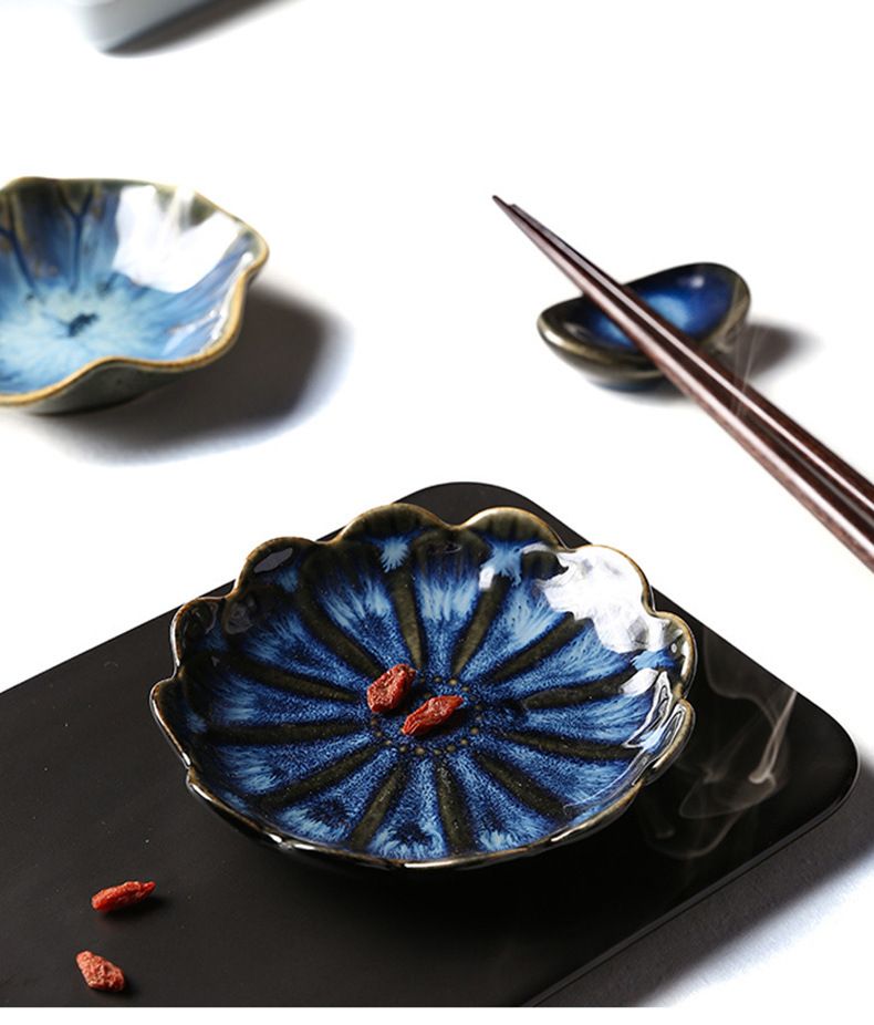 Ovenveranderde borden Keramische snackborden Kruidenborden Restaurant Hot Pot Sausborden Sushi Sausborden_voghion.com