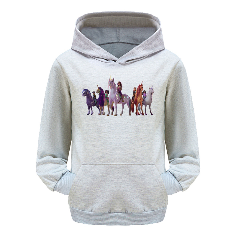 Felpa con cappuccio Academy Unicorn Bag per ragazzi e ragazze Maglione con cappuccio 3024_voghion.com