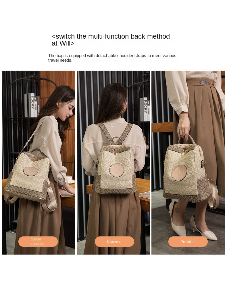 Mochila europeia e americana retrô de lazer grande capacidade bolsa feminina 2023 outono/inverno nova moda mochila de viagem dupla finalidade_voghion.com