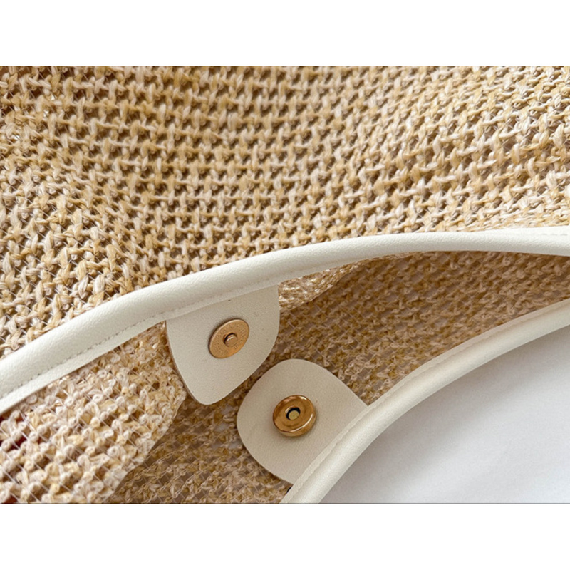 Grass large capacity fashionable leisure popular in summer 2024, Korean version woven single shoulder underarm, tote_voghion.com