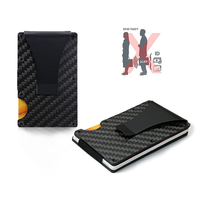 Card Holder Aluminium Case And Money Anti Theft RFID Designer Luxury For Men Porta Credencial Tarjetero Wallet Male Slim Case_voghion.com