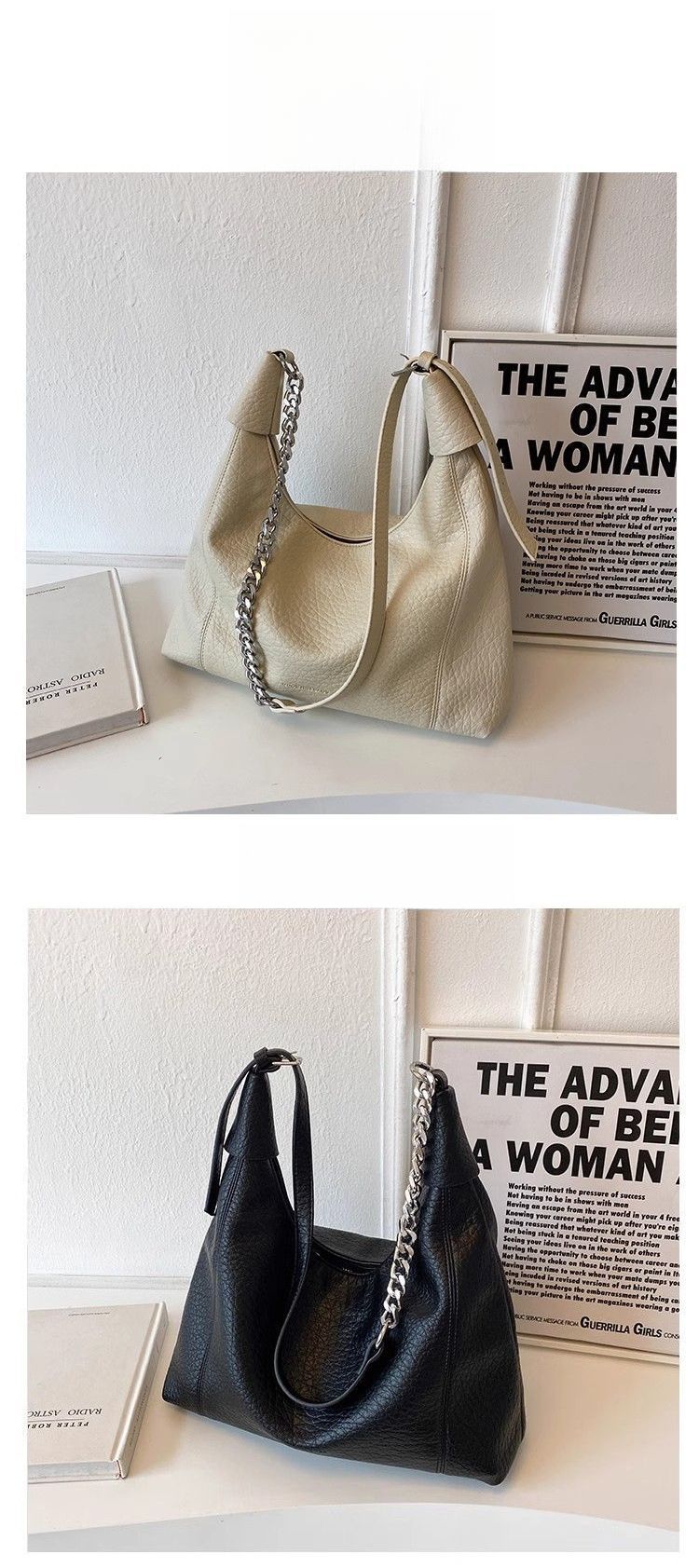 Borsa da donna in pelle di grande capacità 2025 Nuova moda estiva Borsa da pendolare semplice Borsa a tracolla multiuso Versatile Moda squisita_voghion.com