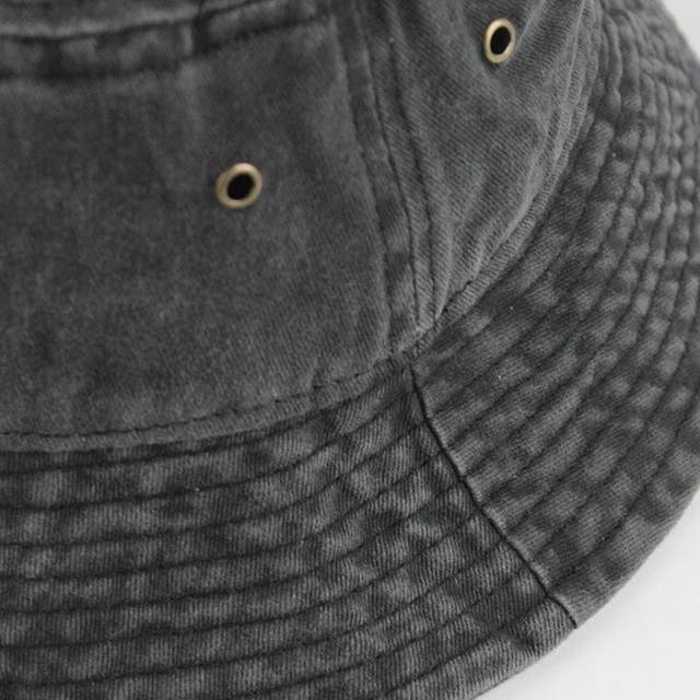 Sombreros de pescador de mezclilla lavada para hombre y mujer, de estilo vintage, lisos, de moda, para primavera, verano y otoño, estilo Panamá_voghion.com