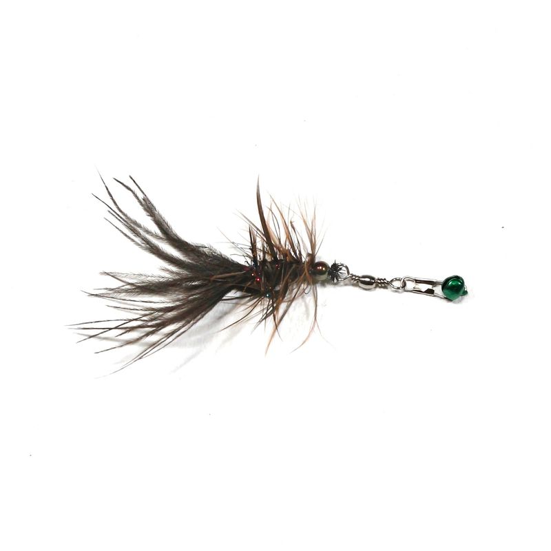 Nuovo design della testa di ricambio per bacchetta per gatti Fujia Feather Teaser_voghion.com