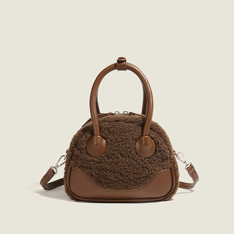 Borsa a mano multifunzionale Shaggy da donna 2025, borsa a tracolla di alta gamma_voghion.com