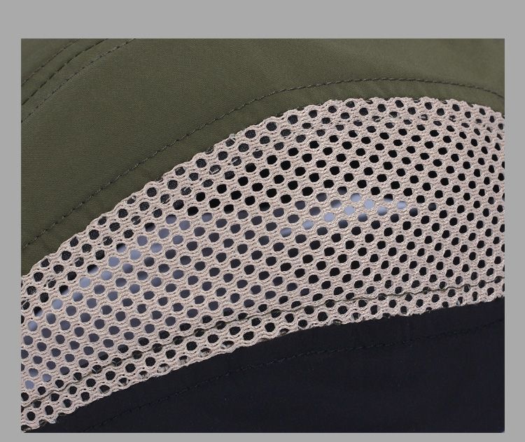 Casquette de baseball en maille à séchage rapide et à couleurs contrastées, avec languette en canard, pour sports de plein air, cyclisme, course à pied, camping, été_voghion.com