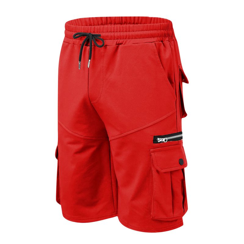 Europäesch an amerikanesch Männer Summer Overalls Hosen Kotteng locker Plus Size Fënneft Hosen Männer Multi-Täsch Casual Hosen_voghion.com
