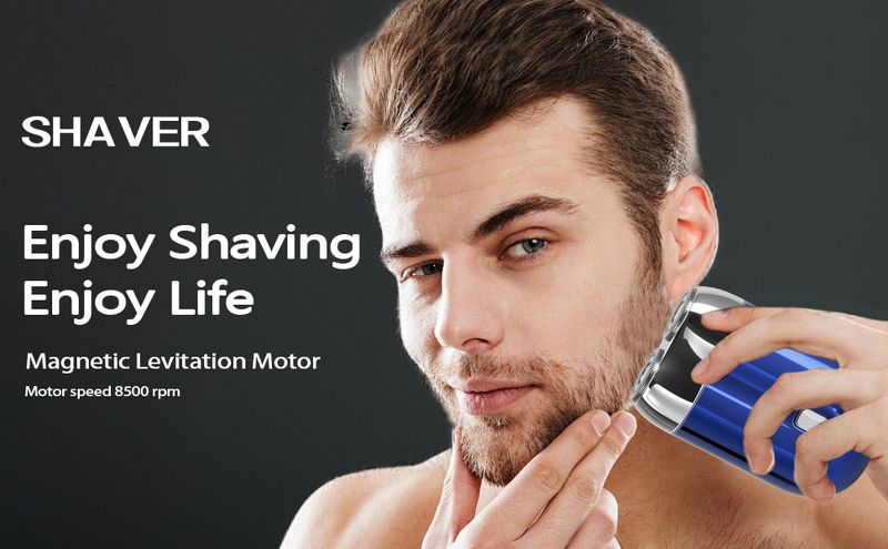 Travel Pro Doppelkopfrasierer – über USB wiederaufladbar, wasserdicht_voghion.com