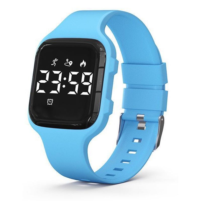 Square Waterproof Female Students, Elegant And Simple Sports Bracelet, High-end Luminous Vibration Alarm Electronic_voghion.com