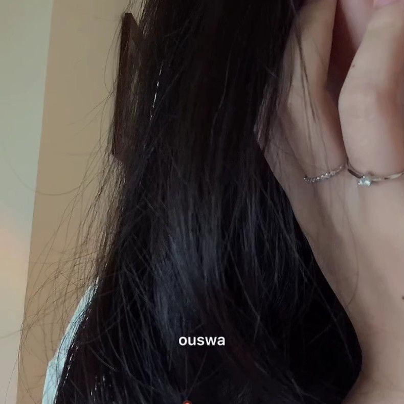 Anelli Chasing Light 4 Styles, anelli impilabili con coda a cuore in zircone blu micro pavé di personalità INS_voghion.com