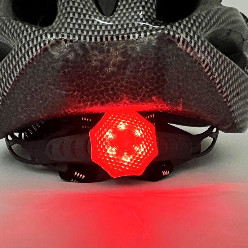 Ultralichte fietshelm met ingebouwd achterlicht - Ademende zomerfietshelm voor bezorging van eten en fietsers Unisex eendelig ontwerp_voghion.com