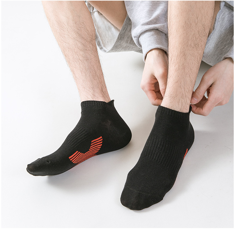 Zhuji Summer Thin Cotton Low Shallow Cut Short Tube Running Sports Men's Socks Batch_voghion.com
