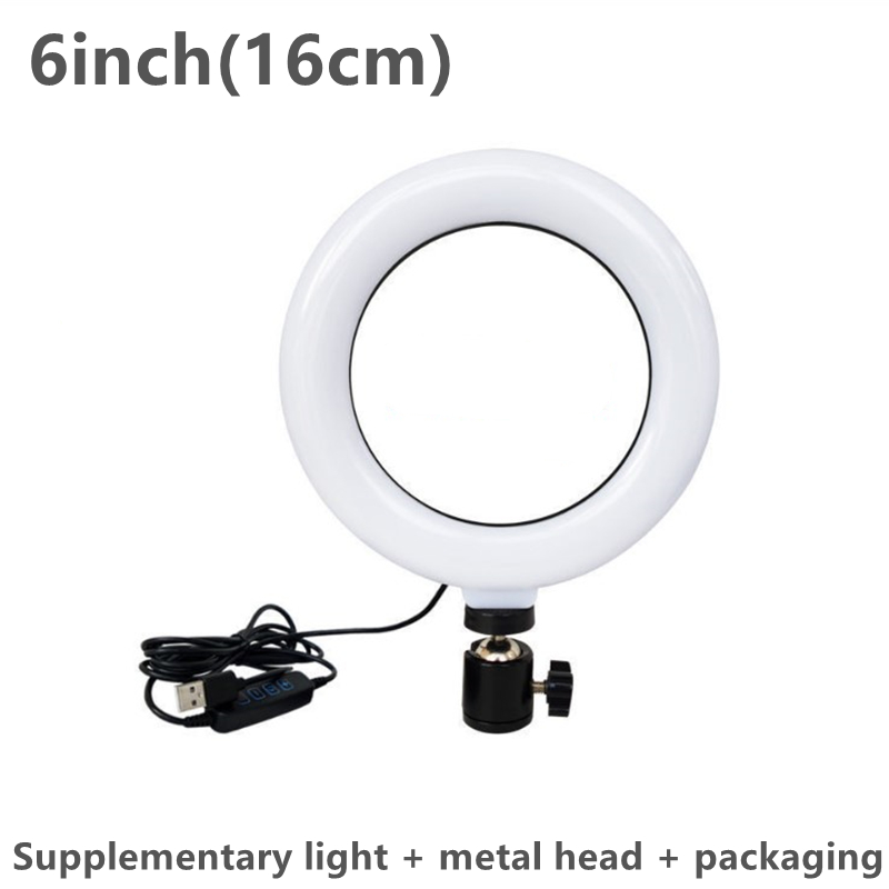 10-tommers selfie-ringlys med valgfritt stativ, fotografifylllys Led ringlampe ringlys for videoopptak direktesending_voghion.com