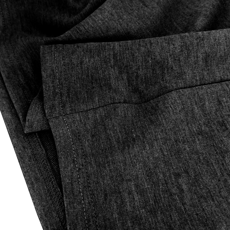 long sleeved zippered high neck sweatshirt Men's pullover color matching standing collar outdoor sweater_voghion.com