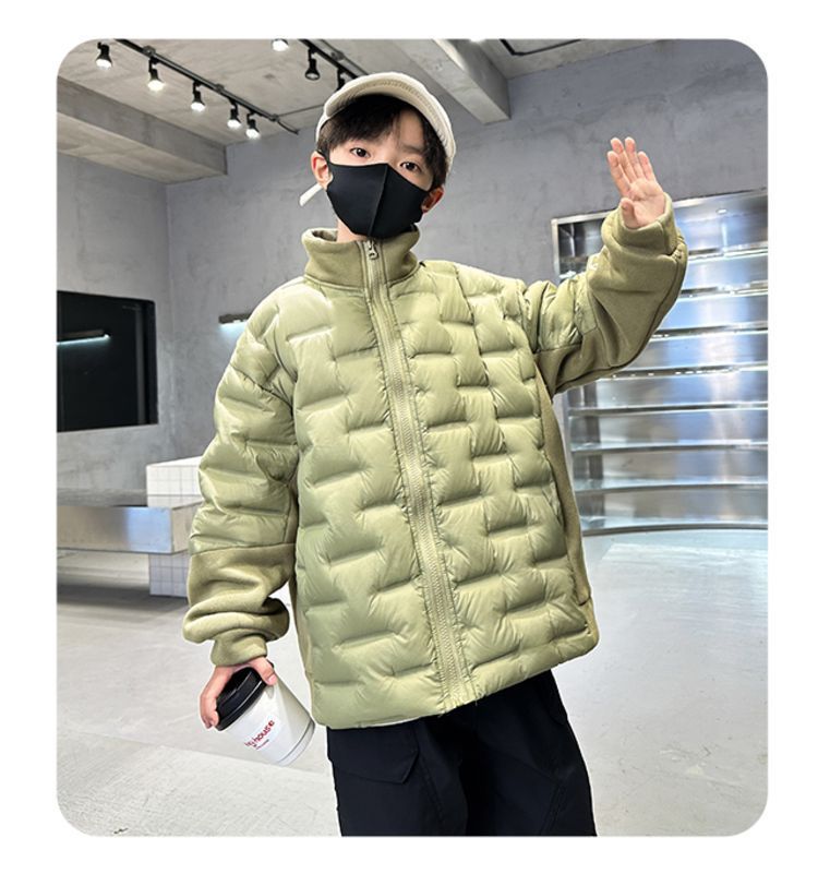 Boys' Jacket Winter Lightweight Coat New 50% White Duck Down Warm Inner Liner Hot Sale_voghion.com