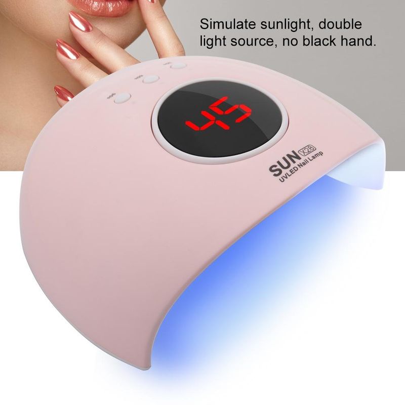 Lampada per unghie Lampada UV LED Lampada professionale per asciugatura smalto per unghie Unità di polimerizzazione gel artistico HTBE YSXX_voghion.com