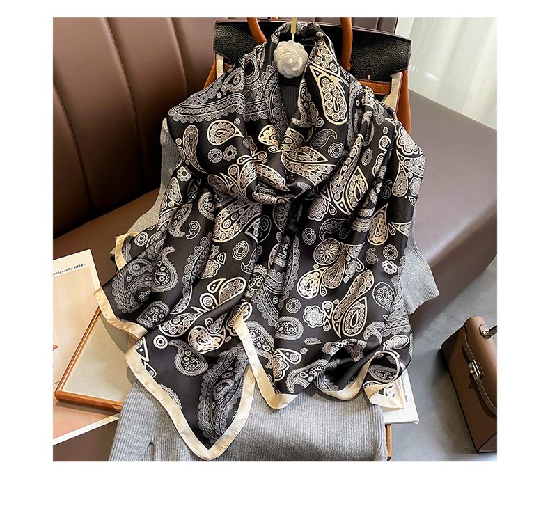 2024 Sciarpa a scialle a forma concava turistica con decorazione primavera/estate fiore di anacardi_voghion.com