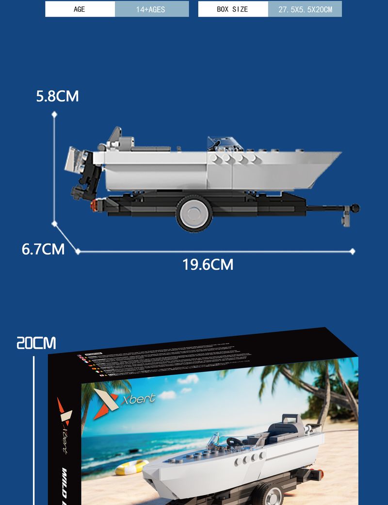 Building & Construction Toys Tide Toy Tugboat Building Blocks Puzzle Assembly Desktop Ornaments Model Compatible With Boys And Girls Toys_voghion.com