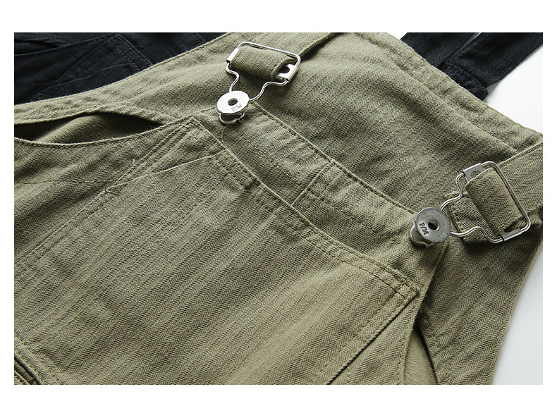 Casual overalls Cargobroeken voor heren Mode-overalls Losse bretels_voghion.com
