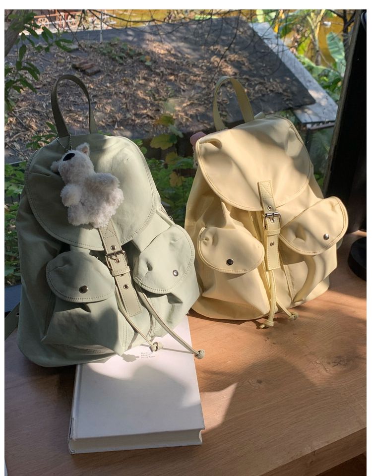 Homemade Niche 2025 Spring New Waterproof Nylon Oxford Cloth Women's Shoulders Backpack_voghion.com