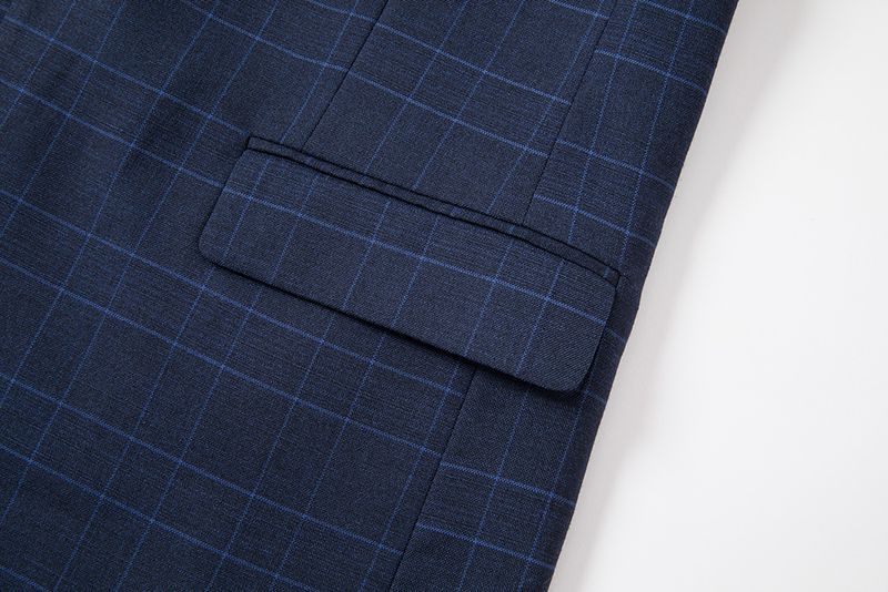 Herrenbekleidung Karierte Anzüge für Männer Business Slim Fit Formelle Anzüge Trauzeuge Bräutigam Hochzeitsanzüge für Männer_voghion.com