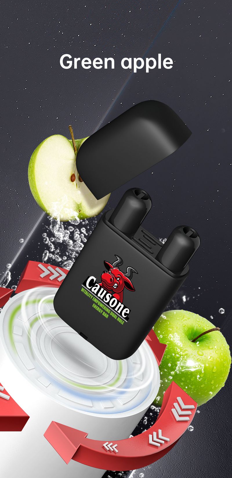 Stick nasale a doppio foro – 5 gusti per una carica di energia per una maggiore concentrazione (3,6 ml)_voghion.com