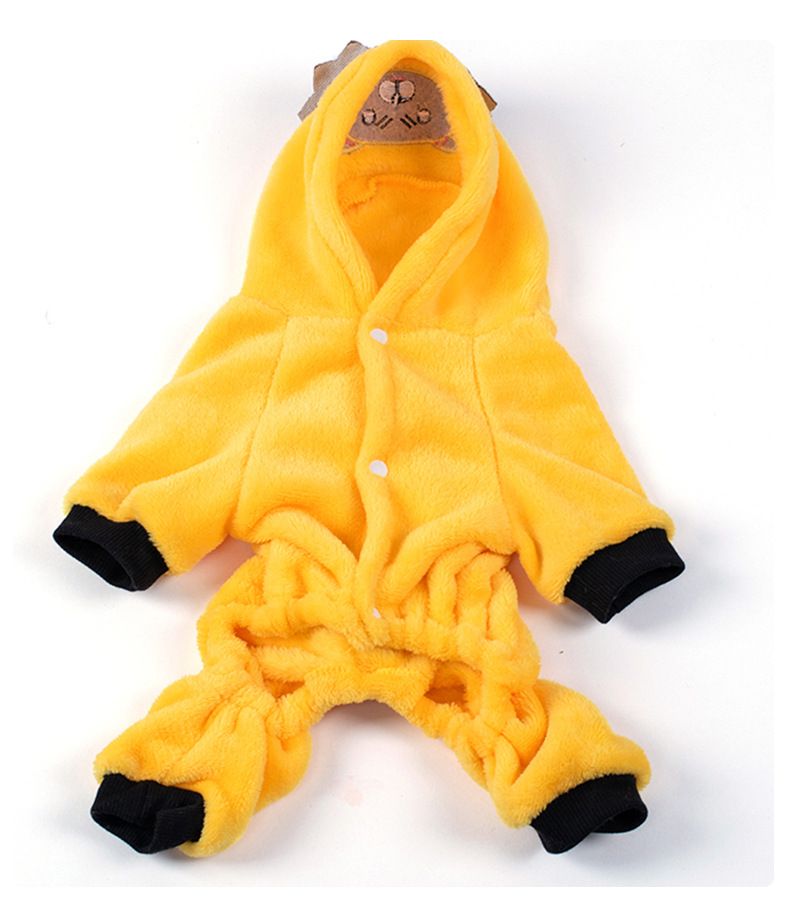 Pet clothing for dogs and cats autumn and winter warm clothes for small dogs and tigers clothing supplies dinosaur transformation clothes_voghion.com
