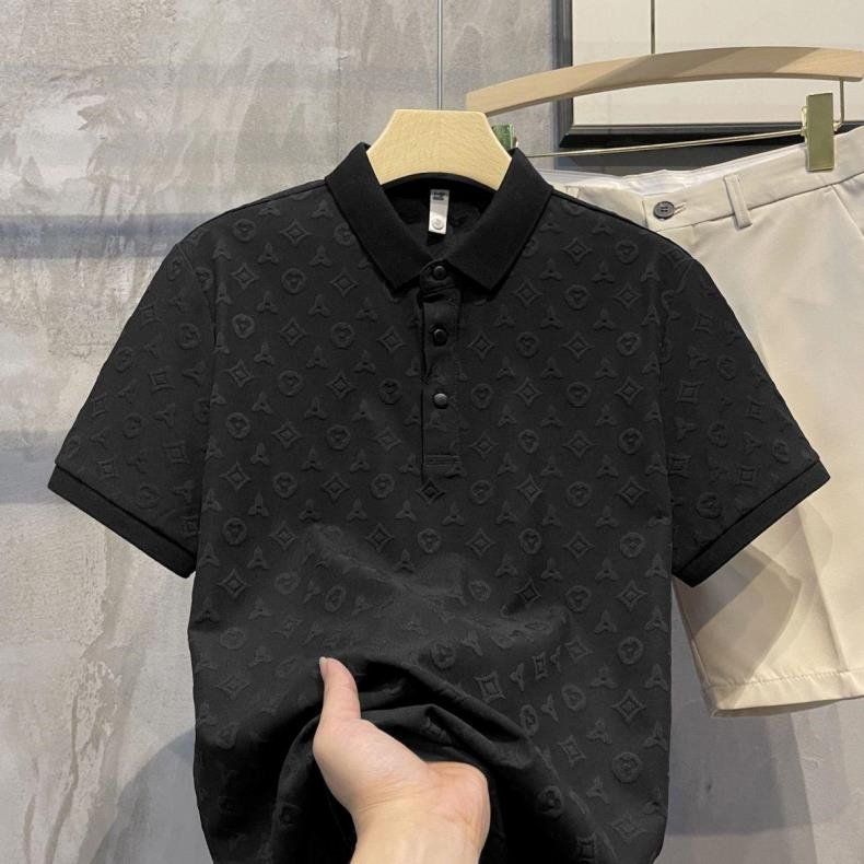 Camicia da uomo, camicia a maniche corte da uomo, estiva, ultra sottile, nuova, alla moda, elegante, tinta unita, trendy, casual._voghion.com