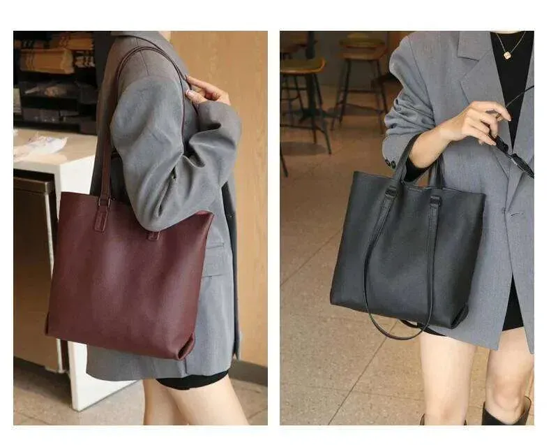 Borsa a tracolla da donna, casual, di grande capacità, in vera pelle di mucca, stile 2025, da ufficio e da lavoro, con tracolla_voghion.com