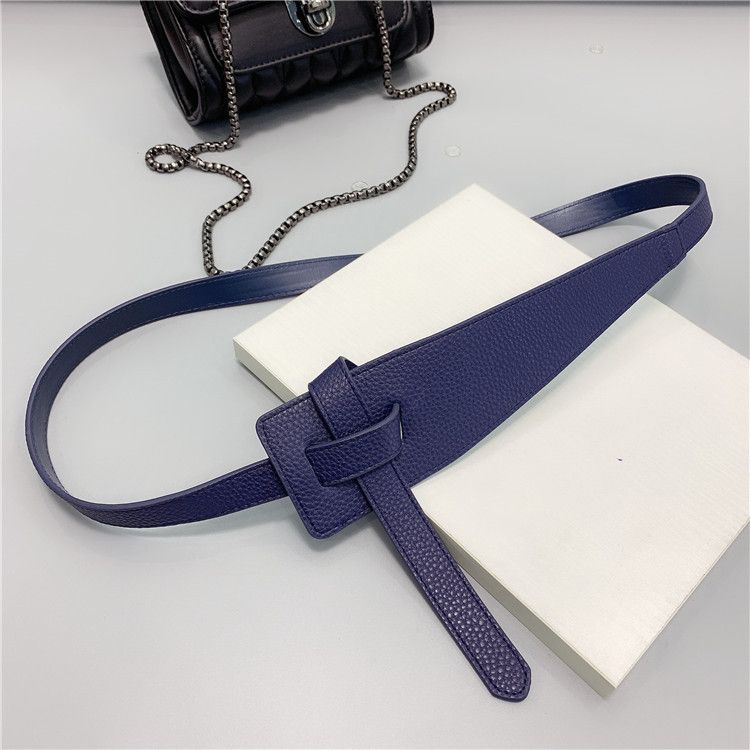 2020 Nuova cintura annodata in lana per cappotto, accessori per stringere la vita, moda versatile, ampia cintura, stile unico e alla moda._voghion.com