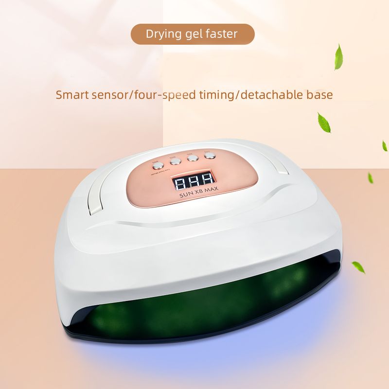 150W UV-lamp LED-nagellamp voor manicure Nageldroger voor het uitharden van nagelgellak LCD-scherm Twee handlampen_voghion.com