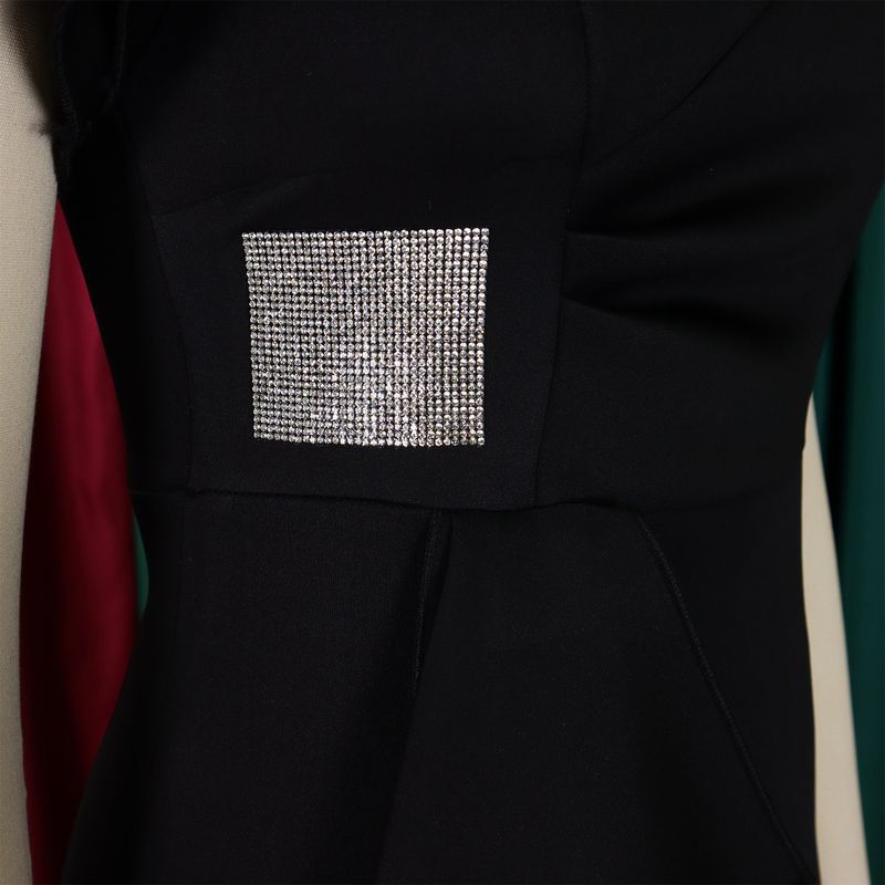 Women's Clothing fashion temperament elegant ruffled solid color hip wrapped _voghion.com