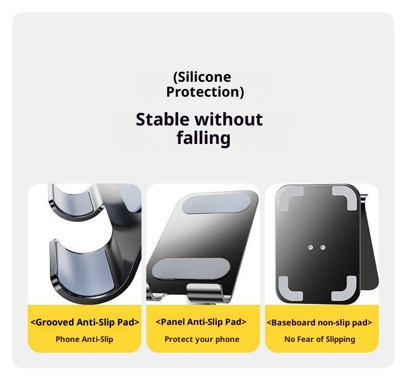 New Macron Color Series Full Metal Rotating Phone Lazy Watching Drama Office Folding Stable Support Stand_voghion.com