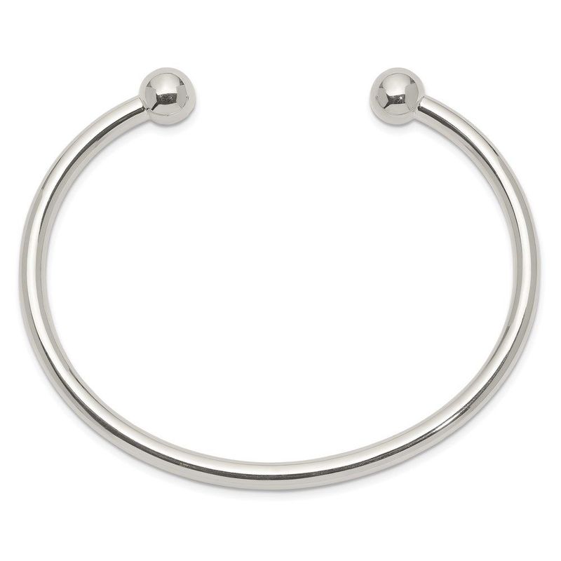 Sterling Silver Cuff Bangle Bracelet_voghion.com
