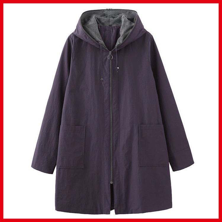 Trench da donna di alta qualità, taglia comoda, taglia S-7XL, 150 kg, nuovo, di media lunghezza_voghion.com