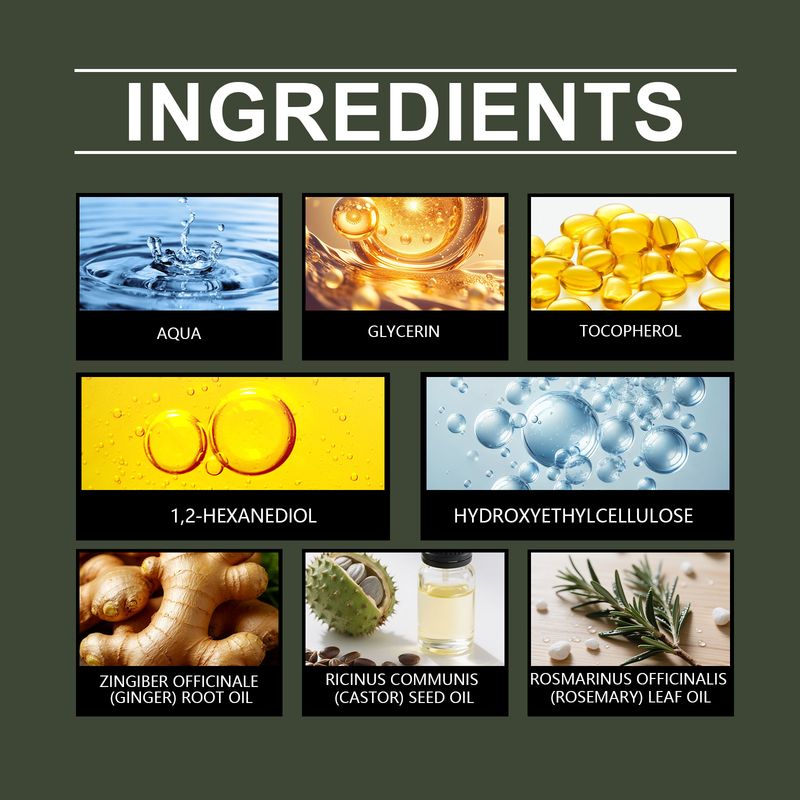 HOEGOA Rosemary Essential Gentle Nourishing Smooth Scalp Massage Daily Hair Care Essence Oil_voghion.com