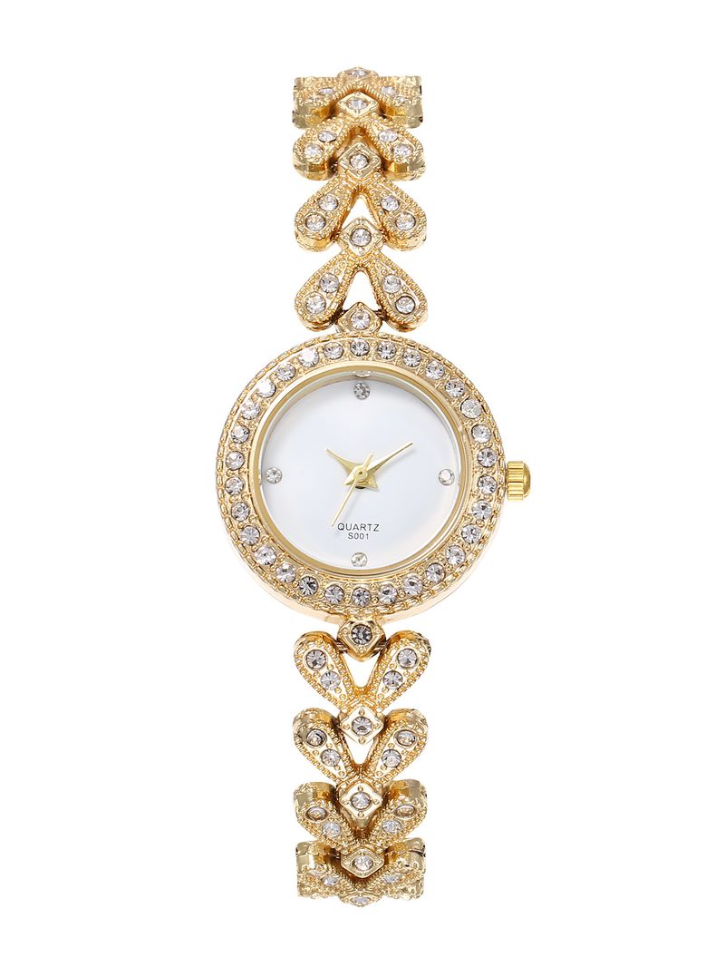 new hot-selling watches retro small versatile quartz watch round small dial alloy ladies watch_voghion.com