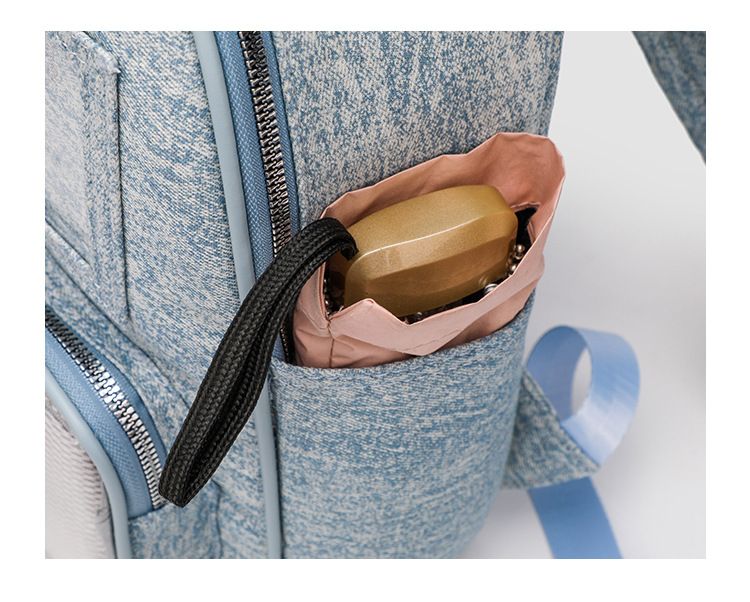Zaino da donna autunno 2025 nuovo lavato grande capacità trasparente semplice borsa da scuola per studenti moda versatile casual quotidiano pendolare_voghion.com