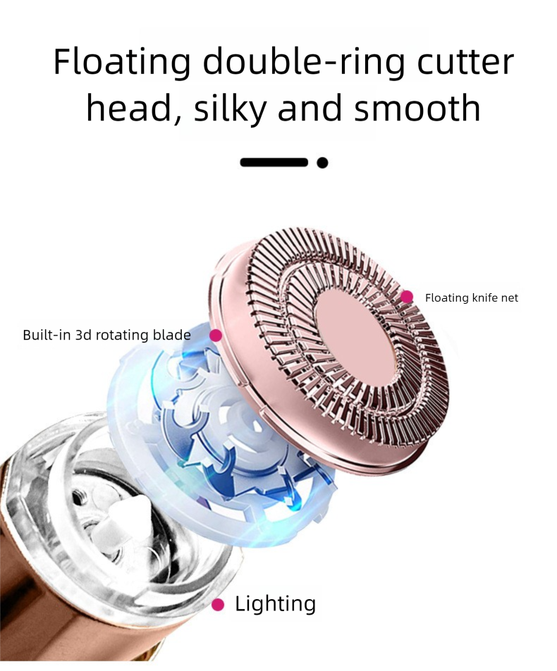 Neu Private Part Shaver 2-in-1 Damen Haarschneider Elektrischer Epilierer_voghion.com