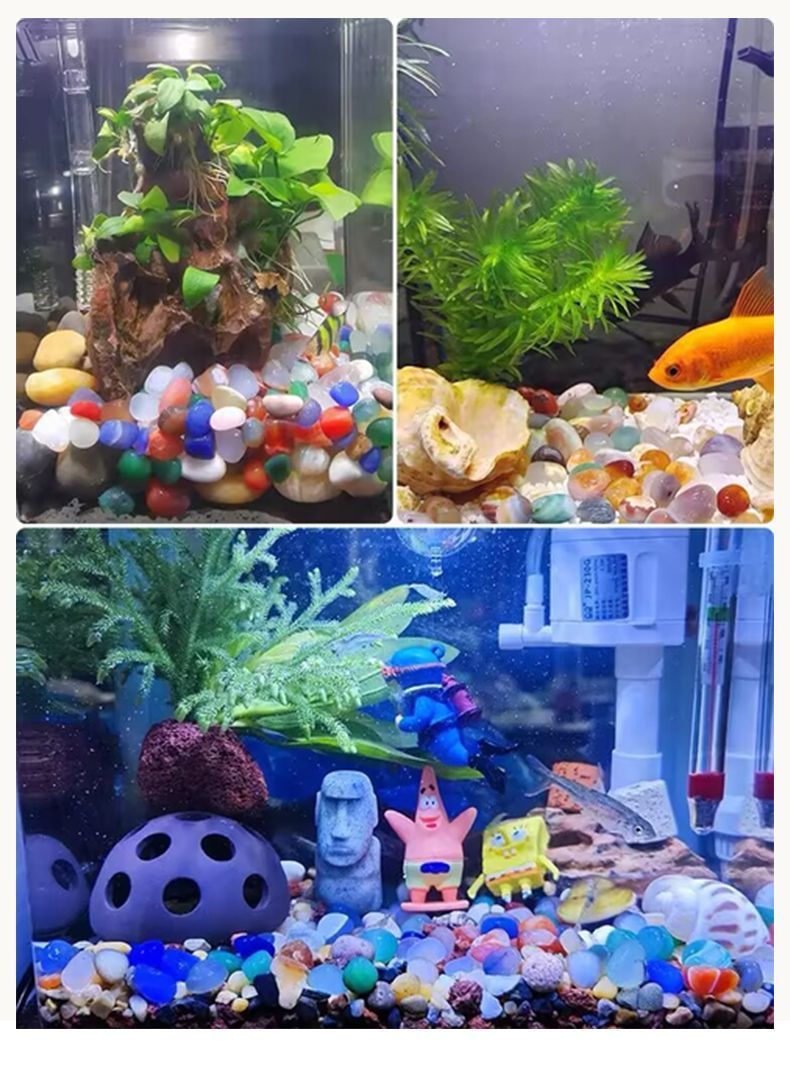 Natürlicher Ozeangrauer Achat Roher Regen Blume Sukkulente Pflanzenoberfläche Fischtank Aquascaping Stein Kiesel Chalcedon_voghion.com