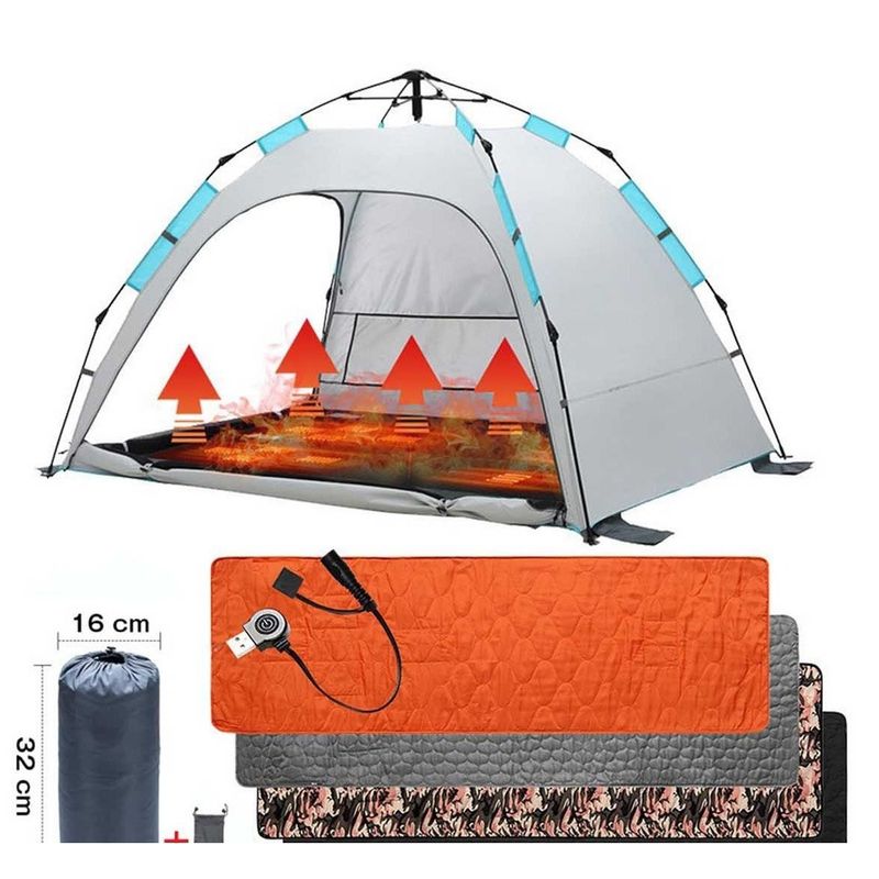 Neu Tragbares Schlafsitzkissen aus Baumwolle für Zuhause und im Freien, rutschfeste Heizung, Yogamatte_voghion.com
