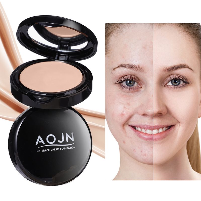 AOJN Flawless Foundation Cream - Waterproof Oil-Control Full Coverage Hydrating Lightweight Foundation_voghion.com