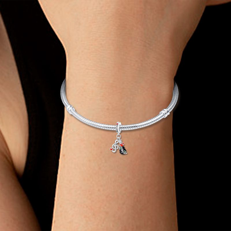 Gioielli da donna in argento 925 placcato in rame, con nota musicale, scatola per medicinali, perline per denti, ciondolo, accessori fai da te, bracciale_voghion.com
