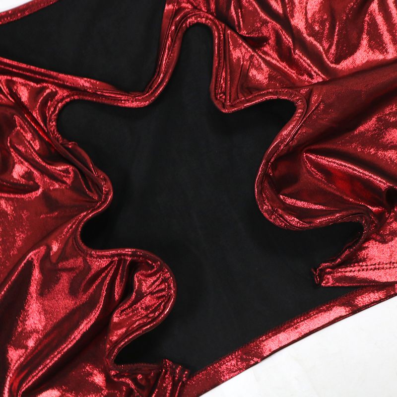 Sexy ärmelloses Crop-Top mit Maxirock-Set – elegantes monochromes zweiteiliges Outfit für Damen_voghion.com