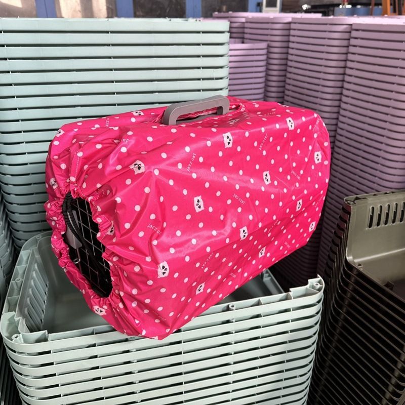 Flugzeugtaugliche Katzentransportbox, tragbare Haustier-Reisebox für Katzen und Hunde_voghion.com