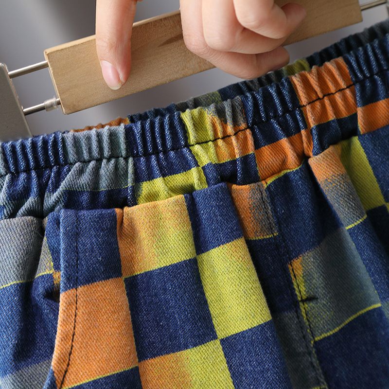 Set de stradă Boy Fried, primăvară și toamnă, stil străin, bebeluși, modă de toamnă, copii, la modă, cowboy frumos_voghion.com