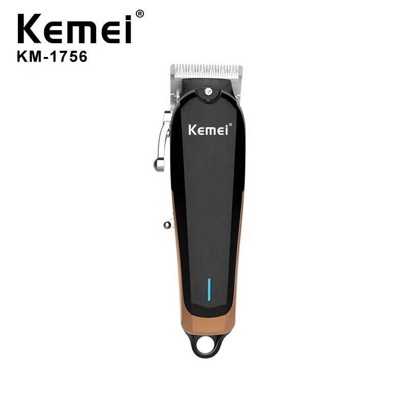 Kemei KM-1756 Tondeuse électrique haute puissance 10 W Tondeuse professionnelle Charge USB Coupe cheveux Hine Barber_voghion.com