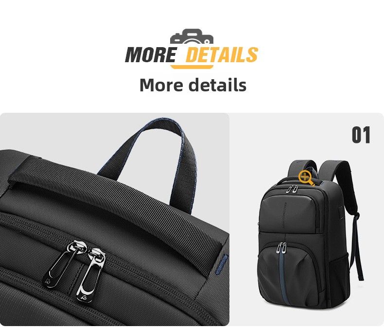 Large-Capacity Waterproof USB Backpack Multi-Functional Travel Bag For Outdoor Fashionable Camera Drone Charging_voghion.com